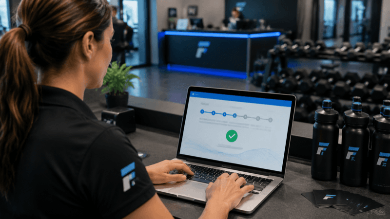 Fitness business AI receptionist connected to Mindbody or Zen Planner in minutes